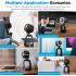 Boya BY-CM6A USB Condenser Microphone for Streaming Gaming PC Podcast Mic With1080P HD Camera and Fill Light for YouTube Studio Music Recording Singing Video for Windows Mac Laptop Desktop Mac Phones -Black